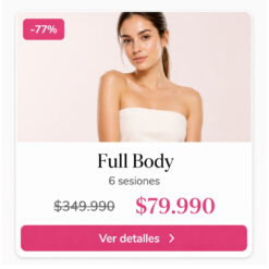 Full Body Láser Diodo (6 sesiones)