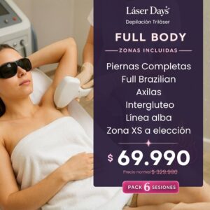 Full Body | Depilación Triláser (6 sesiones)